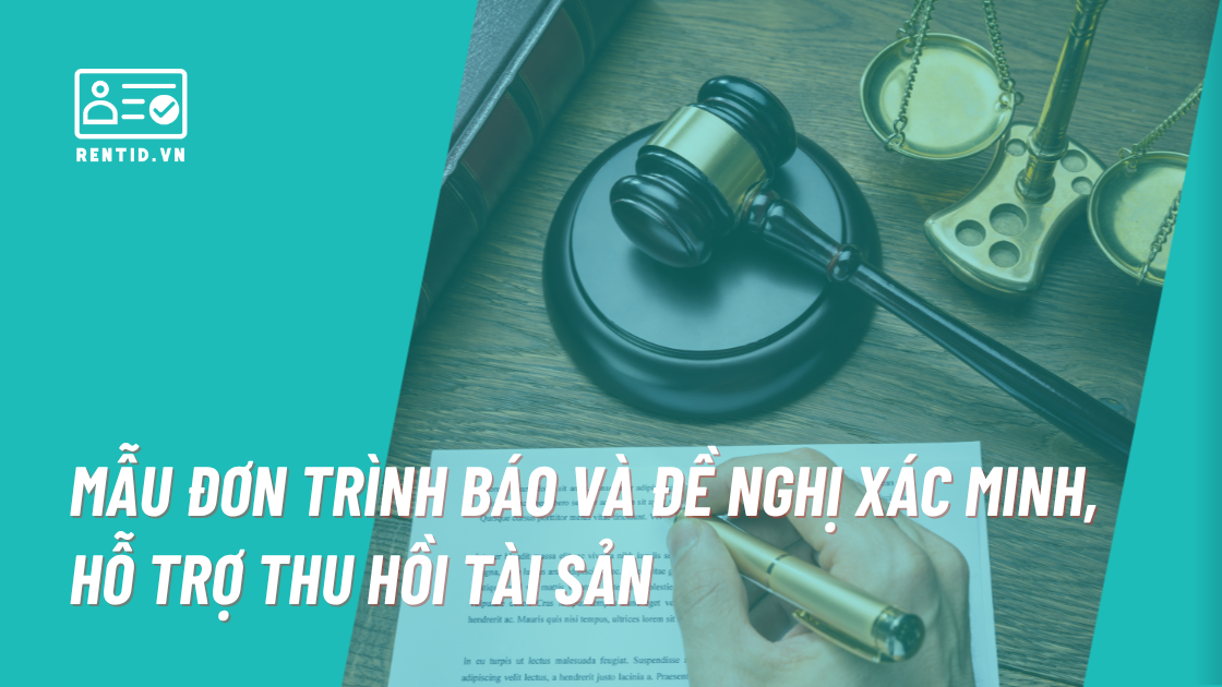 Miễn phí mẫu đơn trình báo khi khách thuê không trả xe hoặc mang xe đi cầm cố