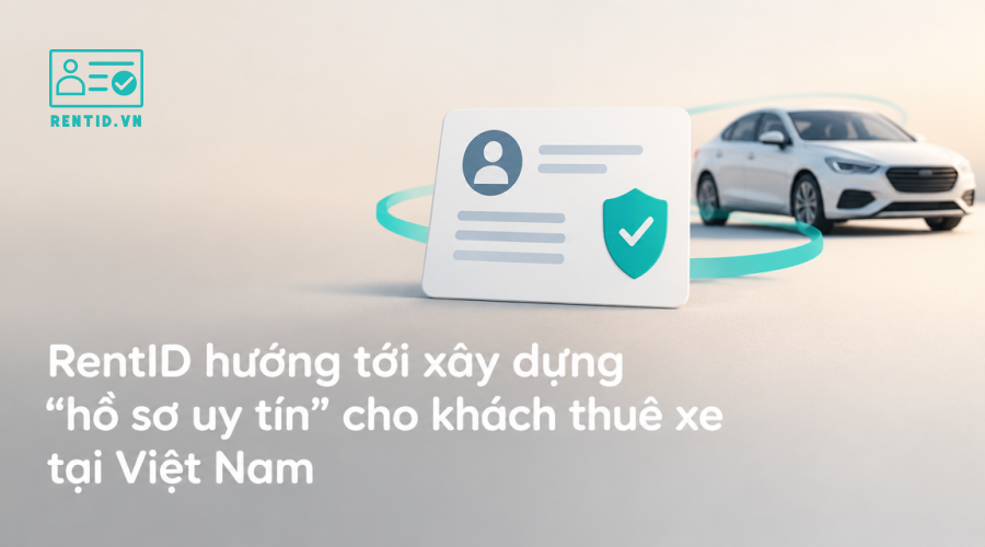 RentID hướng tới xây dựng “hồ sơ uy tín” cho khách thuê xe tại Việt Nam