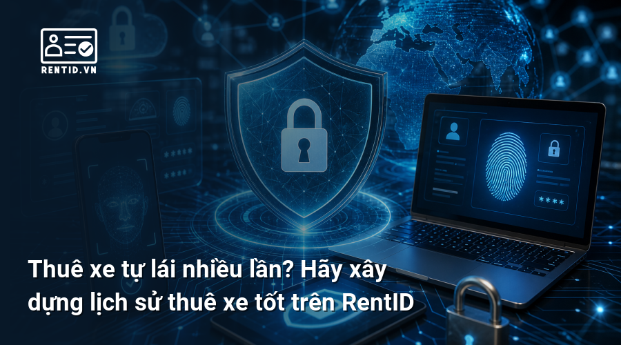 Thuê xe tự lái nhiều lần? Hãy xây dựng lịch sử thuê xe tốt trên RentID