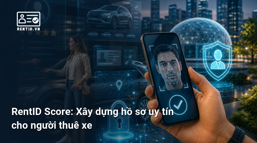 RentID Score: Xây dựng hồ sơ uy tín cho người thuê xe
