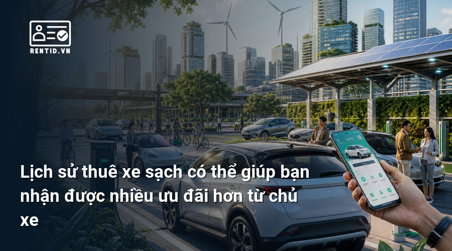 Lịch sử thuê xe sạch có thể giúp bạn nhận được nhiều ưu đãi hơn từ chủ xe