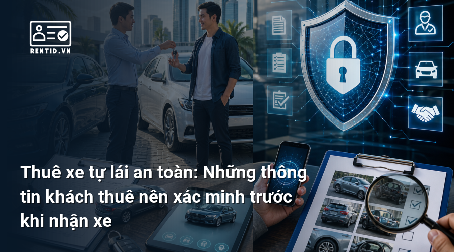 Thuê xe tự lái an toàn: Những thông tin khách thuê nên xác minh trước khi nhận xe