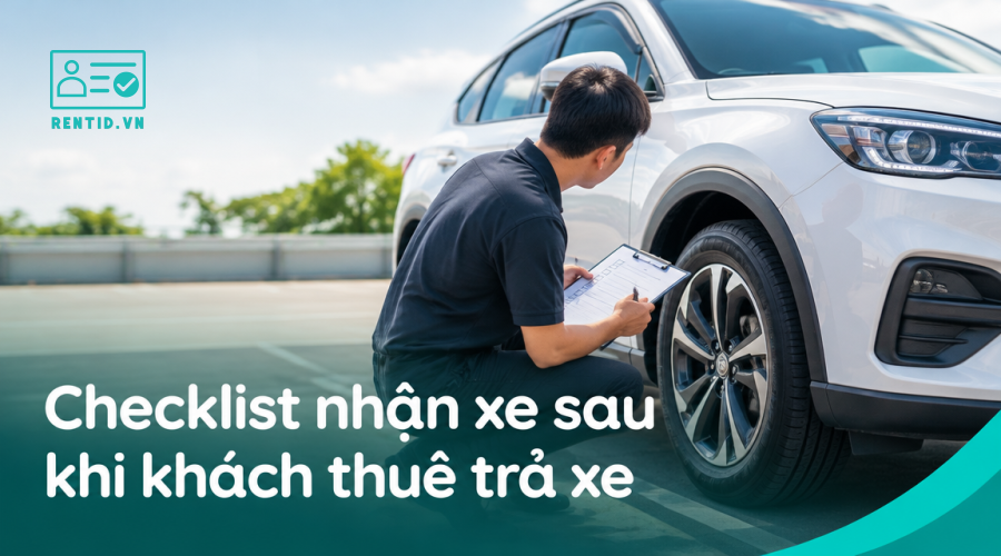 Checklist nhận xe sau khi khách thuê trả xe