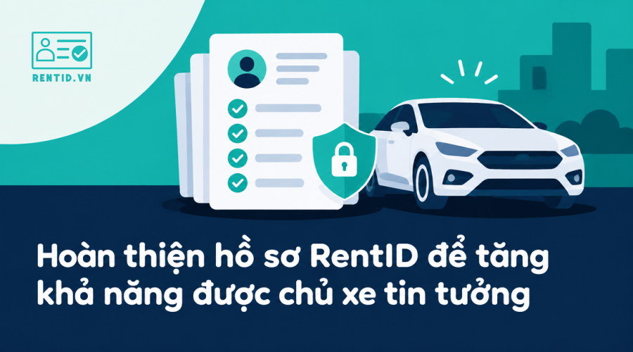 Hoàn thiện hồ sơ RentID để tăng khả năng được chủ xe tin tưởng
