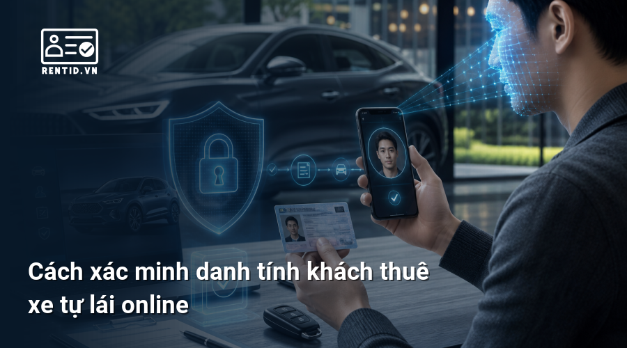 Cách xác minh danh tính khách thuê xe tự lái online