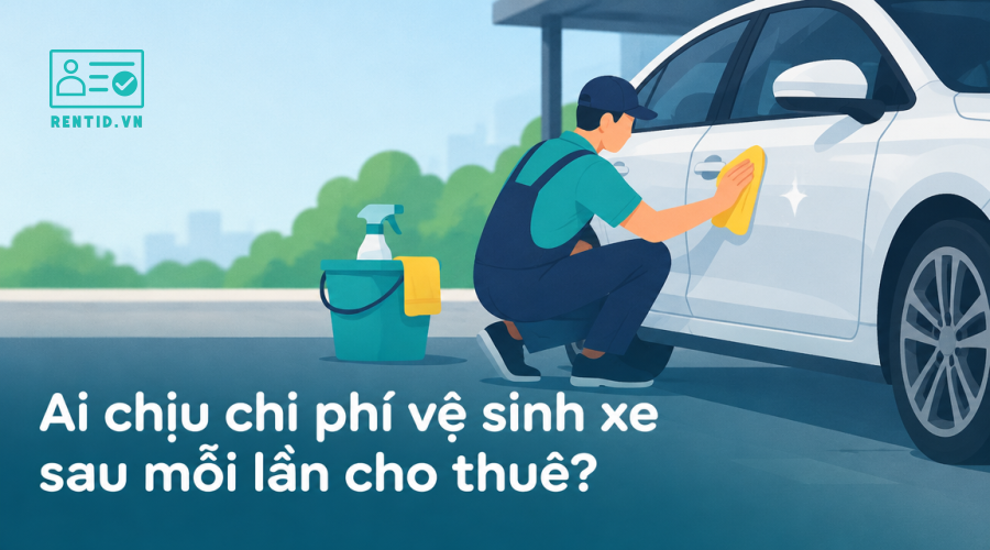 Ai chịu chi phí vệ sinh xe sau mỗi lần cho thuê?