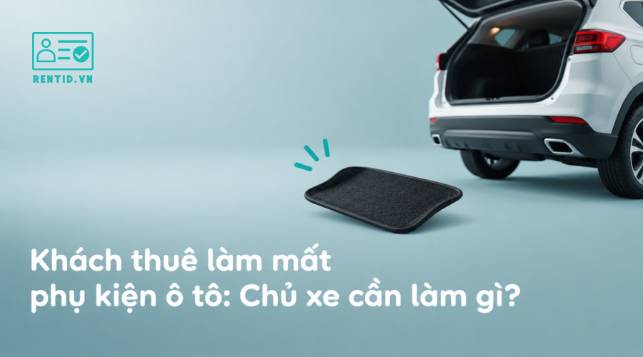 Khách thuê làm mất phụ kiện ô tô: Chủ xe cần làm gì?