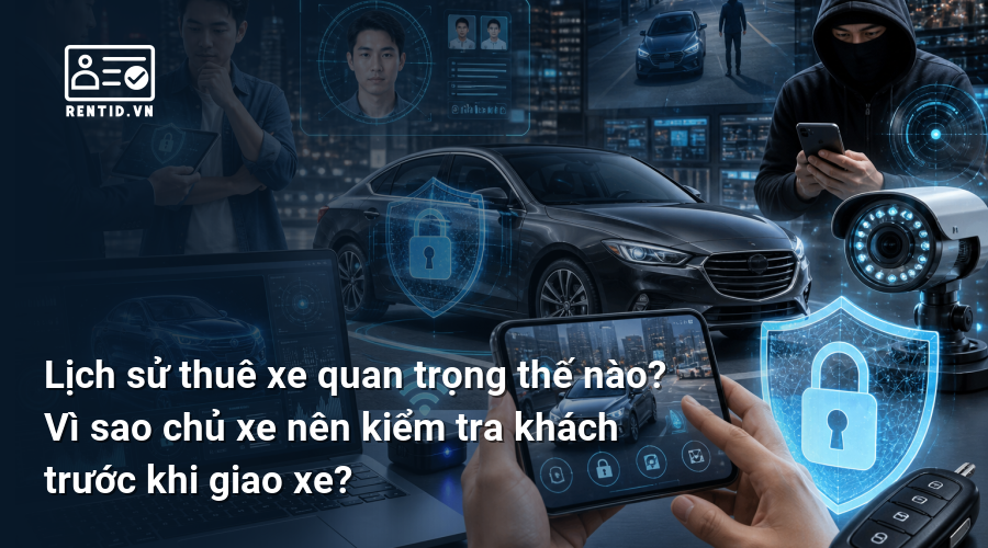 Lịch sử thuê xe quan trọng thế nào? Vì sao chủ xe nên kiểm tra khách trước khi giao xe?