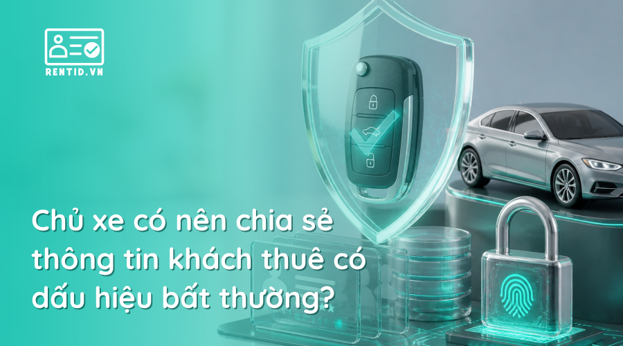 Chủ xe có nên chia sẻ thông tin khách thuê có dấu hiệu bất thường?
