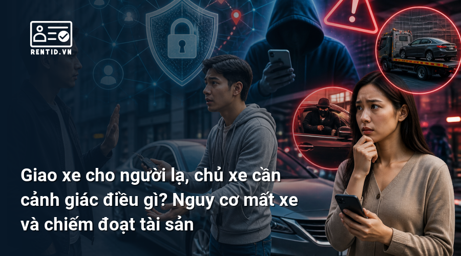 Giao xe cho người lạ, chủ xe cần cảnh giác điều gì? Nguy cơ mất xe và chiếm đoạt tài sản