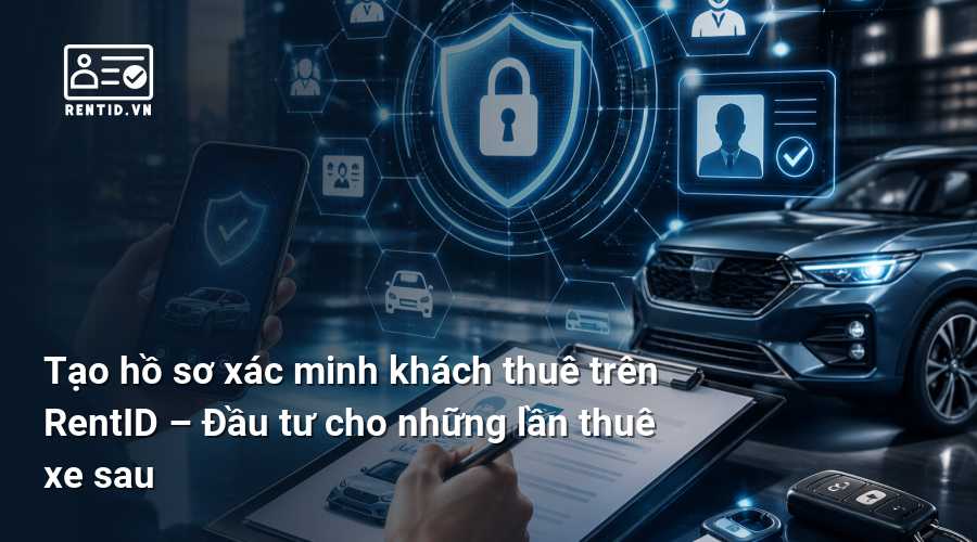 Tạo hồ sơ xác minh khách thuê trên RentID – Đầu tư cho những lần thuê xe sau