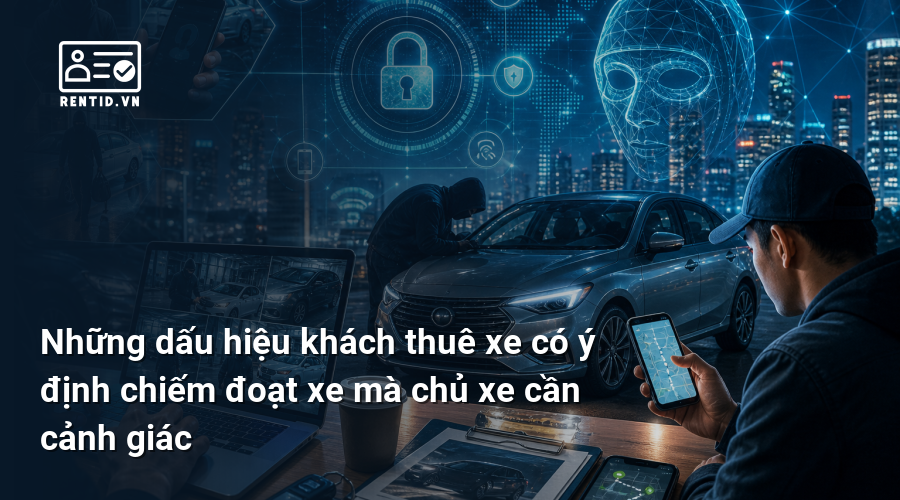 Những dấu hiệu khách thuê xe có ý định chiếm đoạt xe mà chủ xe cần cảnh giác