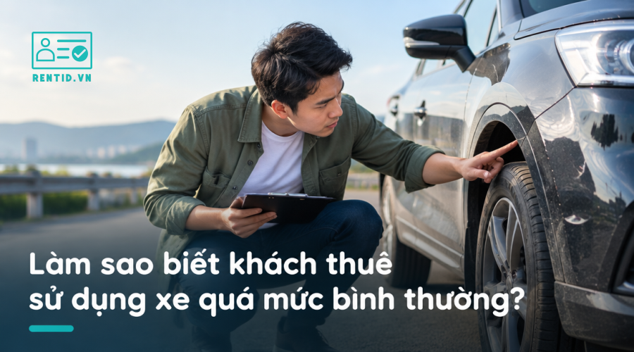 Làm sao biết khách thuê sử dụng xe quá mức bình thường?