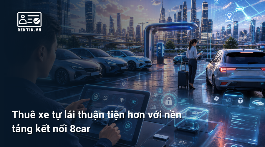 Thuê xe tự lái thuận tiện hơn với nền tảng kết nối 8car