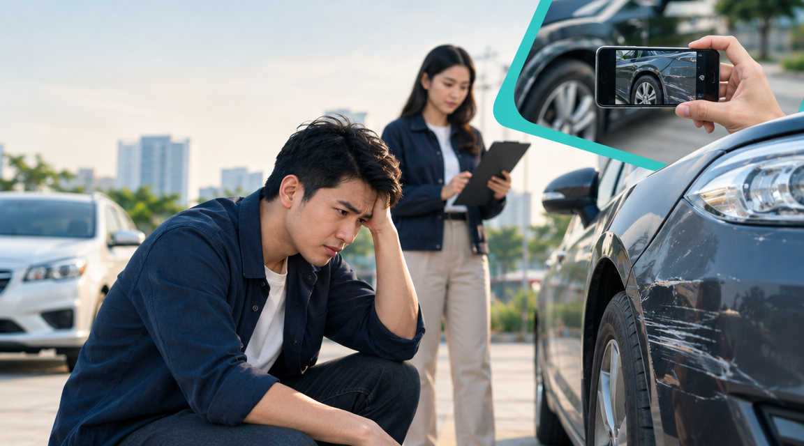 Tình huống thực tế: Rủi ro khi thuê xe và cách phòng tránh