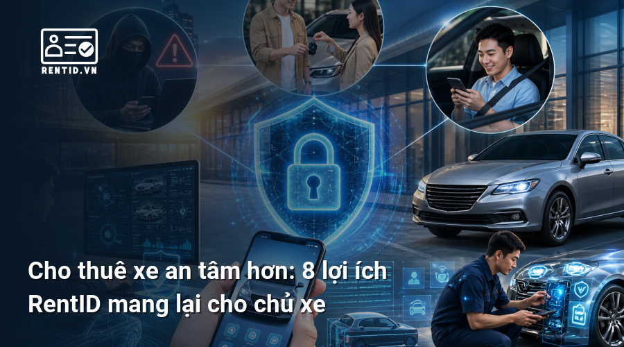 Cho thuê xe an tâm hơn: 8 lợi ích RentID mang lại cho chủ xe
