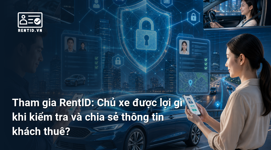 Tham gia RentID: Chủ xe được lợi gì khi kiểm tra và chia sẻ thông tin khách thuê?