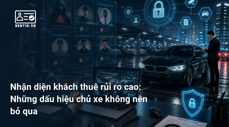 Nhận diện khách thuê rủi ro cao: Những dấu hiệu chủ xe không nên bỏ qua