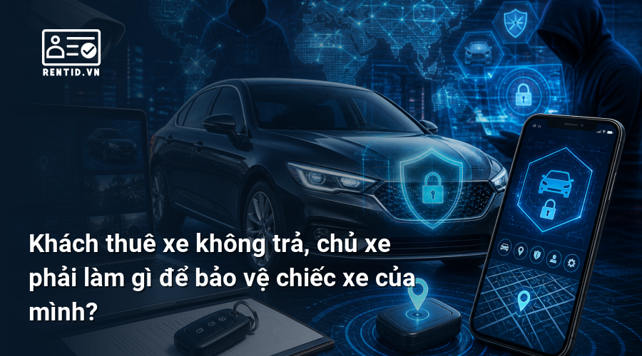 Khách thuê xe không trả, chủ xe phải làm gì để bảo vệ chiếc xe của mình?
