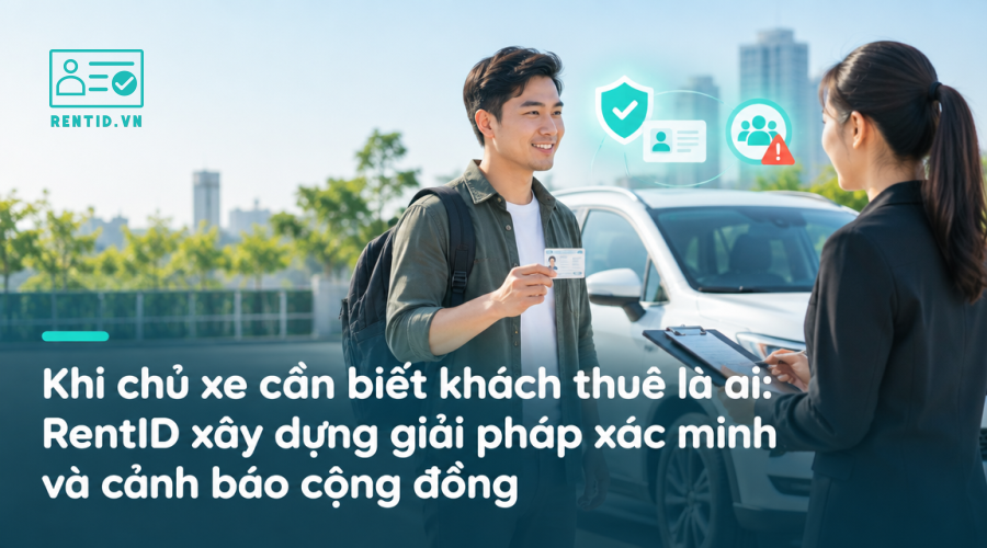 Khi chủ xe cần biết khách thuê là ai: RentID xây dựng giải pháp xác minh và cảnh báo cộng đồng