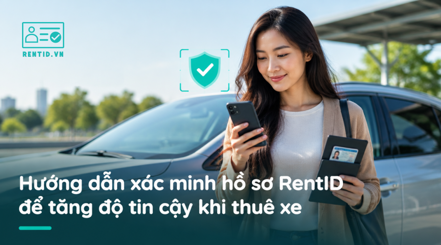 Hướng dẫn xác minh hồ sơ RentID để tăng độ tin cậy khi thuê xe