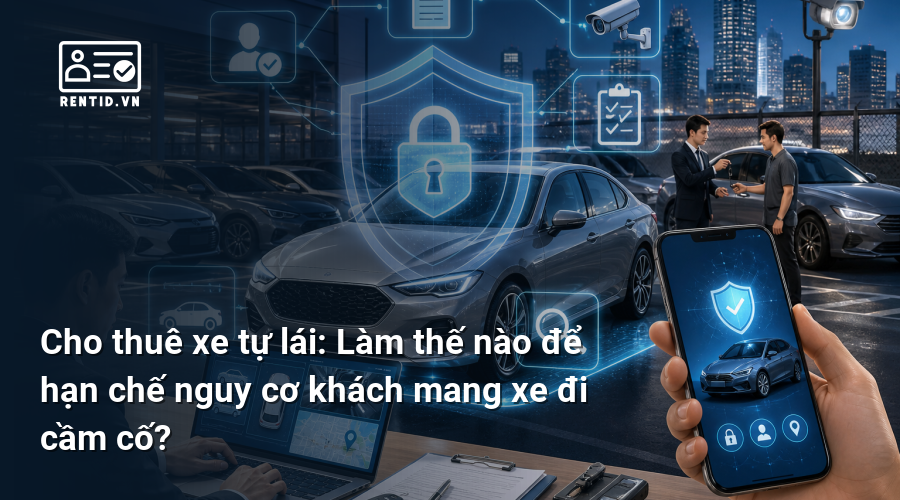 Cho thuê xe tự lái: Làm thế nào để hạn chế nguy cơ khách mang xe đi cầm cố?