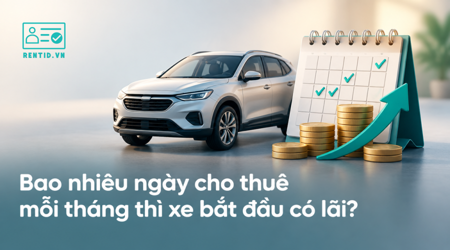 Bao nhiêu ngày cho thuê mỗi tháng thì xe bắt đầu có lãi?