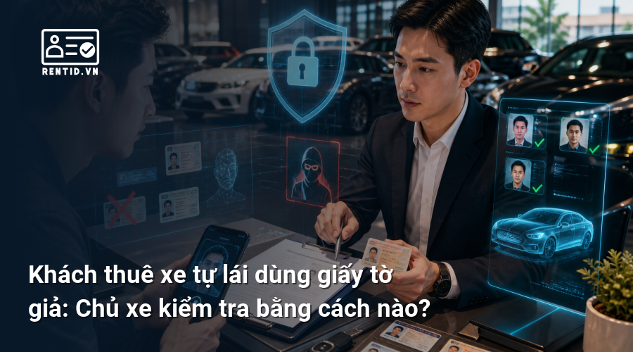 Khách thuê xe tự lái dùng giấy tờ giả: Chủ xe kiểm tra bằng cách nào?