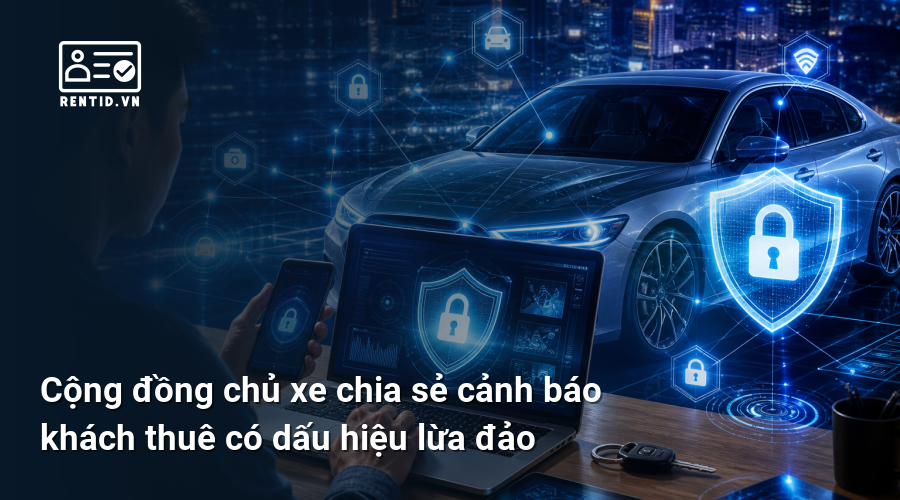 Cộng đồng chủ xe chia sẻ cảnh báo khách thuê có dấu hiệu lừa đảo