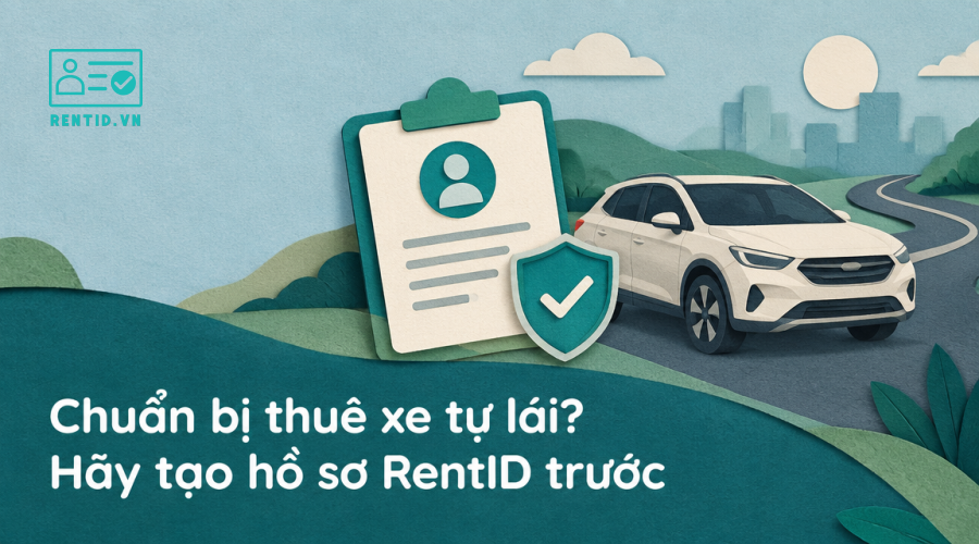 Chuẩn bị thuê xe tự lái? Hãy tạo hồ sơ RentID trước