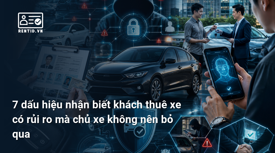 7 dấu hiệu nhận biết khách thuê xe có rủi ro mà chủ xe không nên bỏ qua