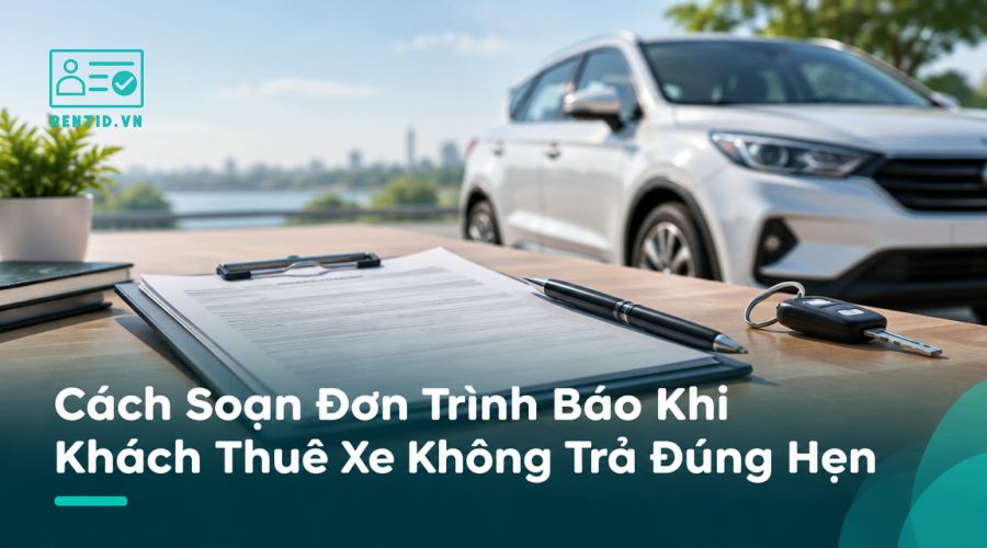 Cách Soạn Đơn Trình Báo Khi Khách Thuê Xe Không Trả Đúng Hẹn