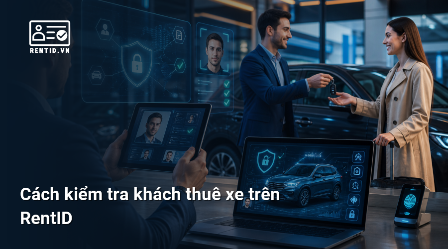 Cách kiểm tra khách thuê xe trên RentID