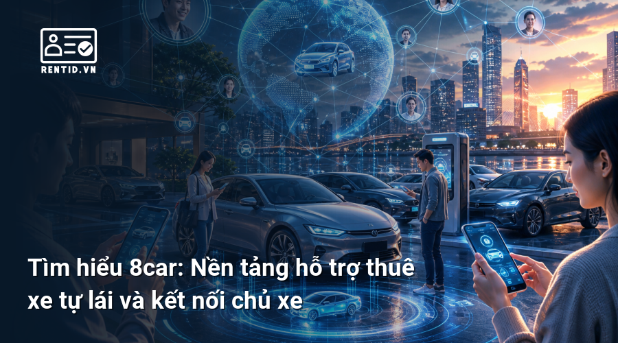 Tìm hiểu 8car: Nền tảng hỗ trợ thuê xe tự lái và kết nối chủ xe