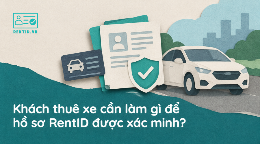 Khách thuê xe cần làm gì để hồ sơ RentID được xác minh?