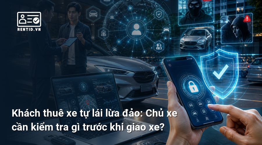 Khách thuê xe tự lái lừa đảo: Chủ xe cần kiểm tra gì trước khi giao xe?