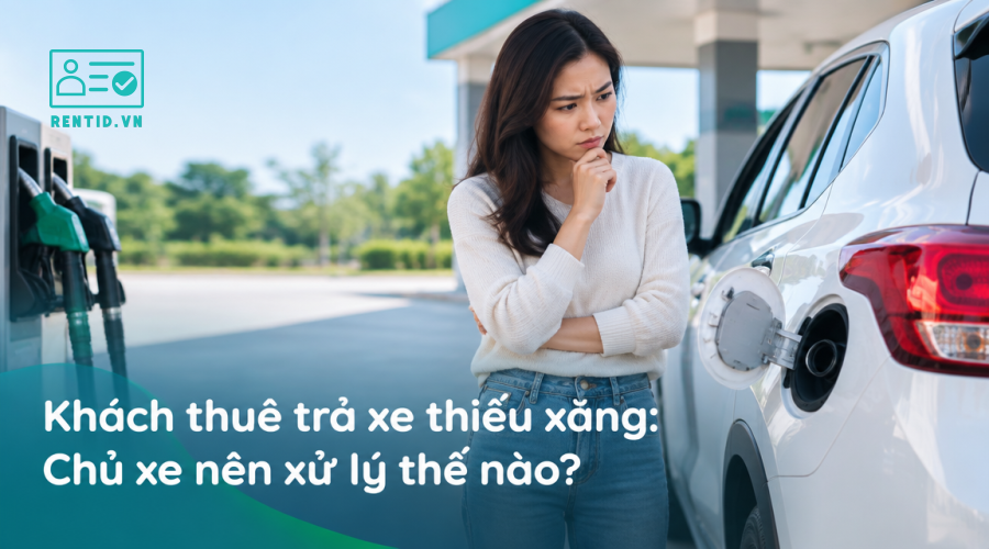 Khách thuê trả xe thiếu xăng: Chủ xe nên xử lý thế nào?