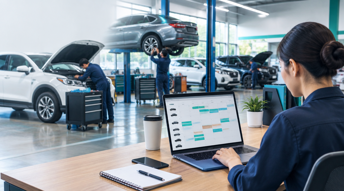 Cách quản lý lịch bảo dưỡng nhiều xe cho thuê cùng lúc