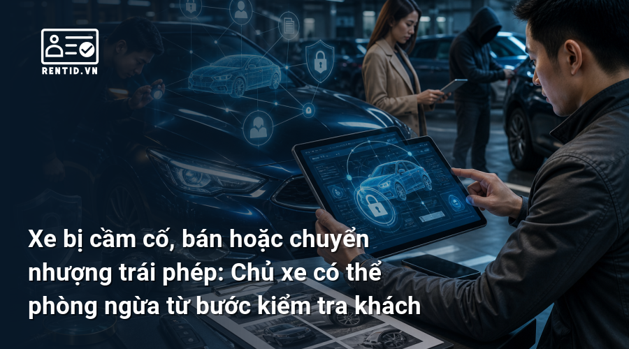 Xe bị cầm cố, bán hoặc chuyển nhượng trái phép: Chủ xe có thể phòng ngừa từ bước kiểm tra khách