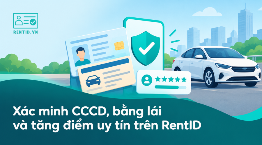 Xác minh CCCD, bằng lái và tăng điểm uy tín trên RentID