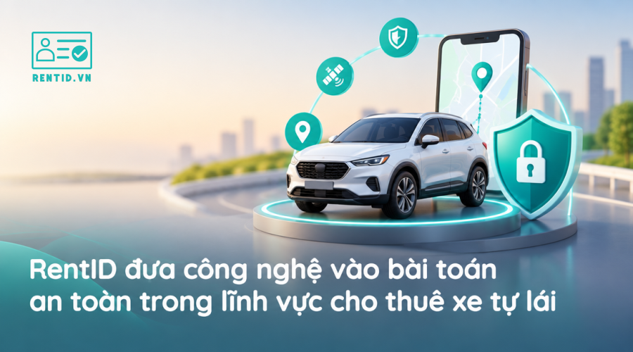 RentID đưa công nghệ vào bài toán an toàn trong lĩnh vực cho thuê xe tự lái