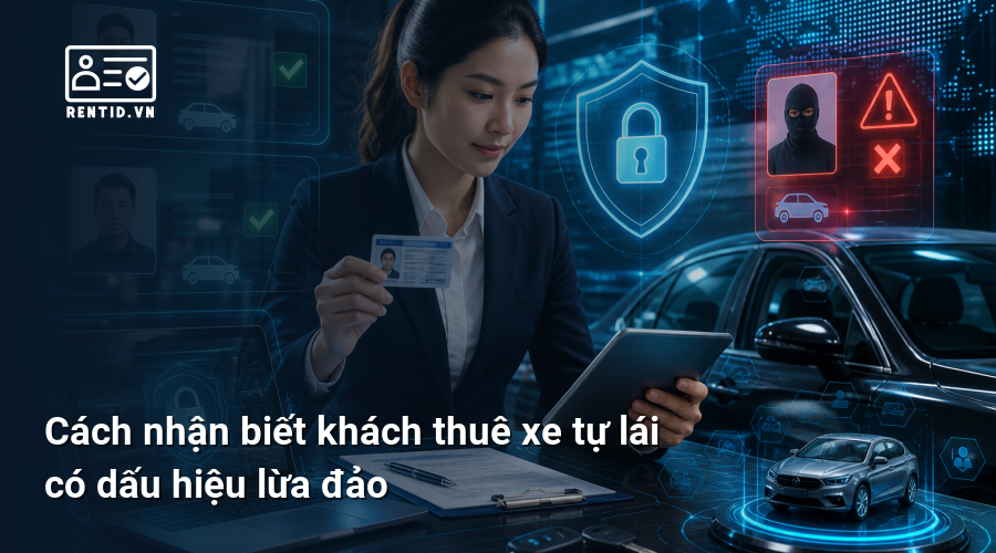 Cách nhận biết khách thuê xe tự lái có dấu hiệu lừa đảo