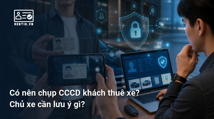Có nên chụp CCCD khách thuê xe? Chủ xe cần lưu ý gì?