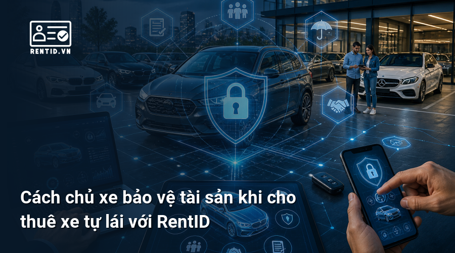Cách chủ xe bảo vệ tài sản khi cho thuê xe tự lái với RentID