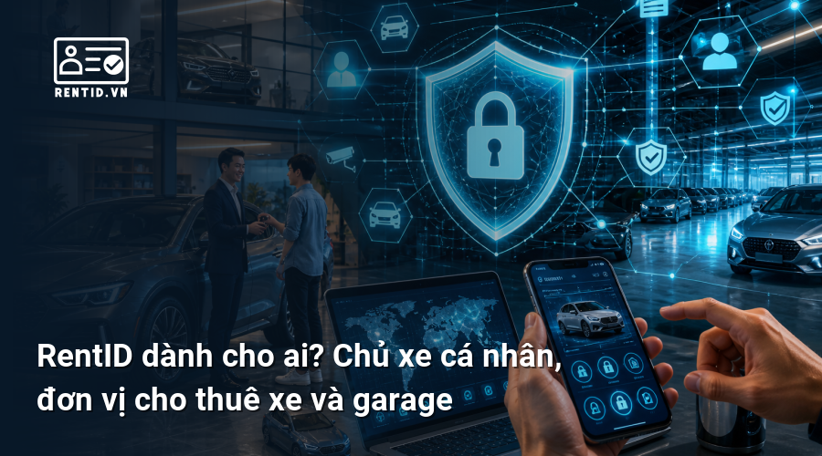 RentID dành cho ai? Chủ xe cá nhân, đơn vị cho thuê xe và garage