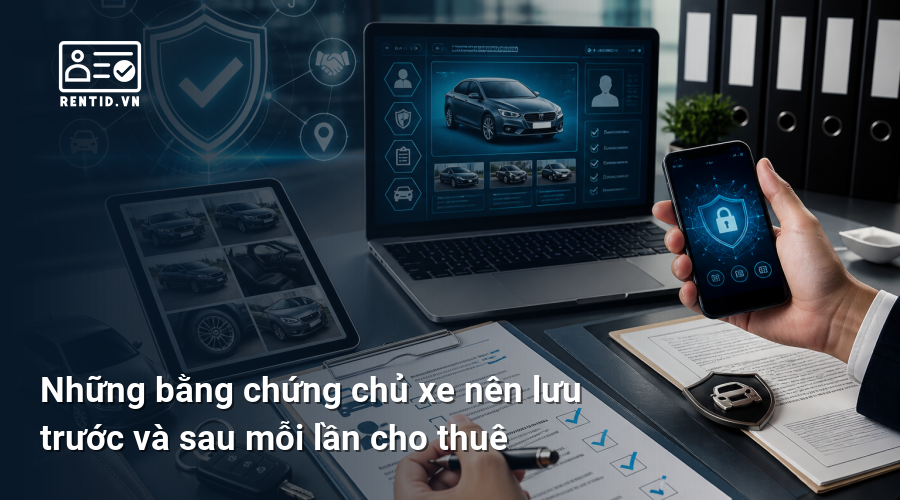 Những bằng chứng chủ xe nên lưu trước và sau mỗi lần cho thuê