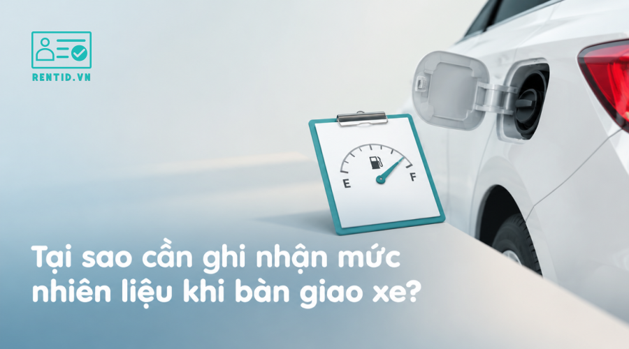 Tại sao cần ghi nhận mức nhiên liệu khi bàn giao xe?