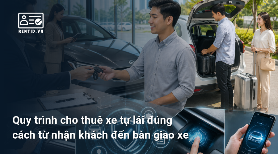 Quy trình cho thuê xe tự lái đúng cách từ nhận khách đến bàn giao xe