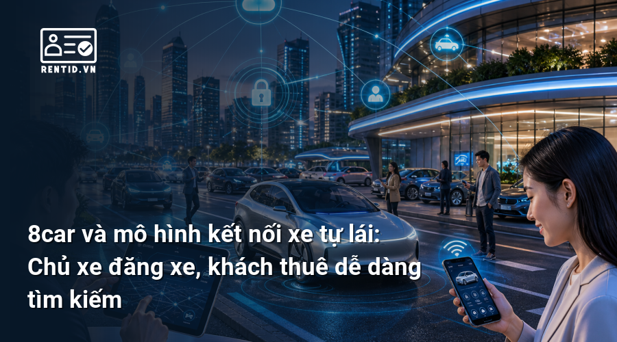 8car và mô hình kết nối xe tự lái: Chủ xe đăng xe, khách thuê dễ dàng tìm kiếm