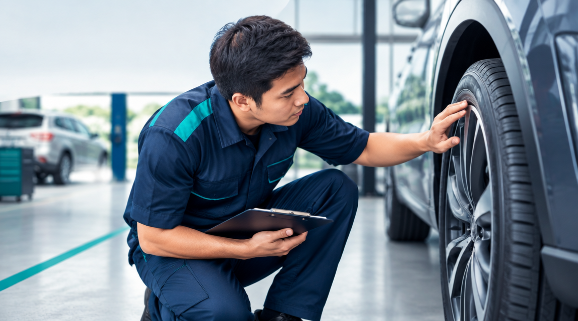 Lốp xe cho thuê bao lâu nên kiểm tra và thay mới?
